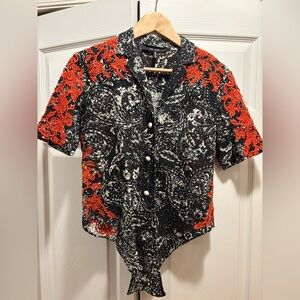 Beautiful Isabel Marant blouse with intricate details - Runway 2013